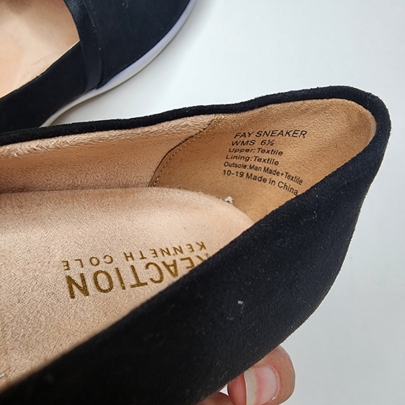 Kenneth Cole Reaction Faye Sneaker Black 6.5 - Picture 8 of 10